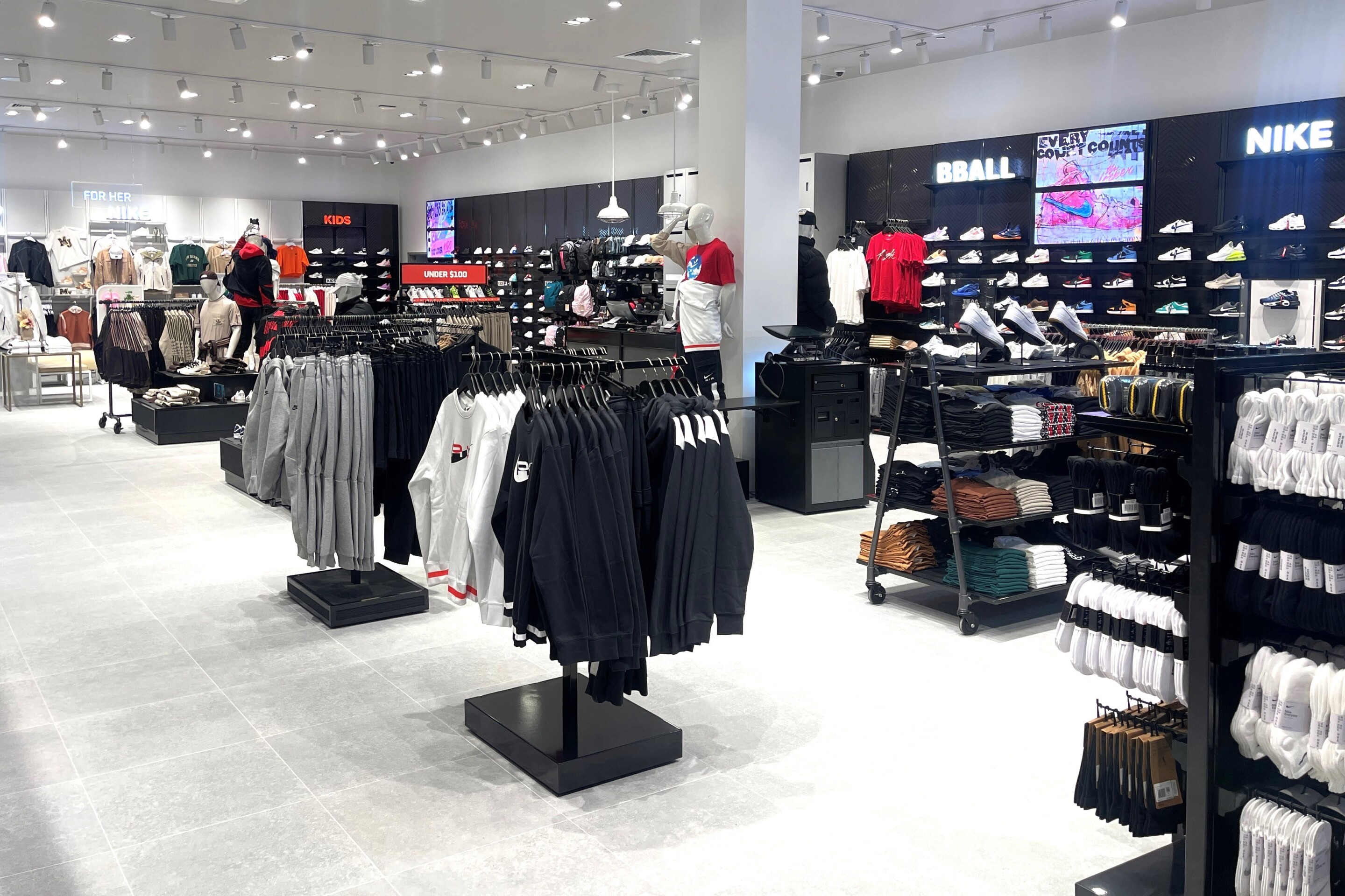 High-End Contemporary Fashion Foot Locker Casuarina Square, foot locker